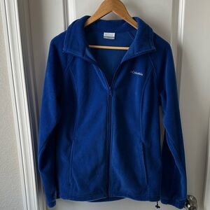 Columbia Royal Blue Zip-Up Fleece